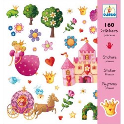 160 stickers - Princesses un jeu Djeco