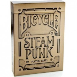 Jeu de cartes Bicycle Steam Punk Gold un jeu Bicycle