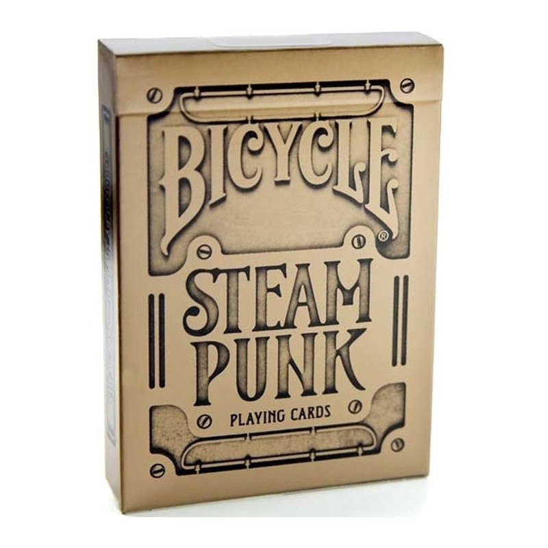 Jeu de cartes Bicycle Steam Punk Gold un jeu Bicycle