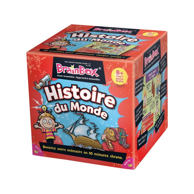 BrainBox - Histoire du Monde un jeu The green Board Game co