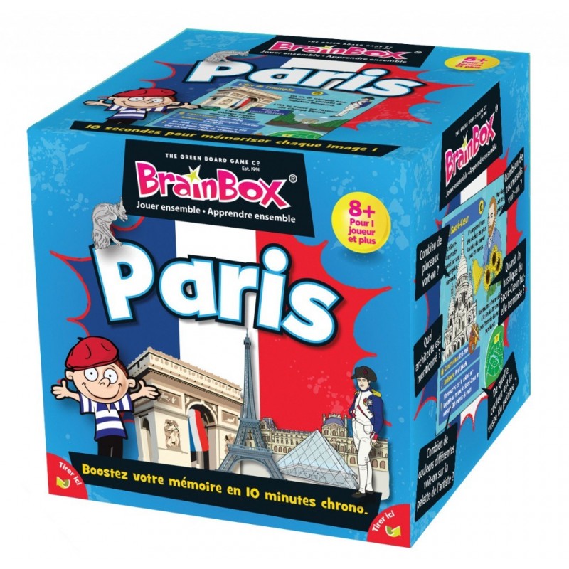 BrainBox - Paris un jeu The green Board Game co