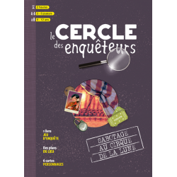 Le cercle des enquêteurs - Sabotage au cirque de la lune un jeu Autre