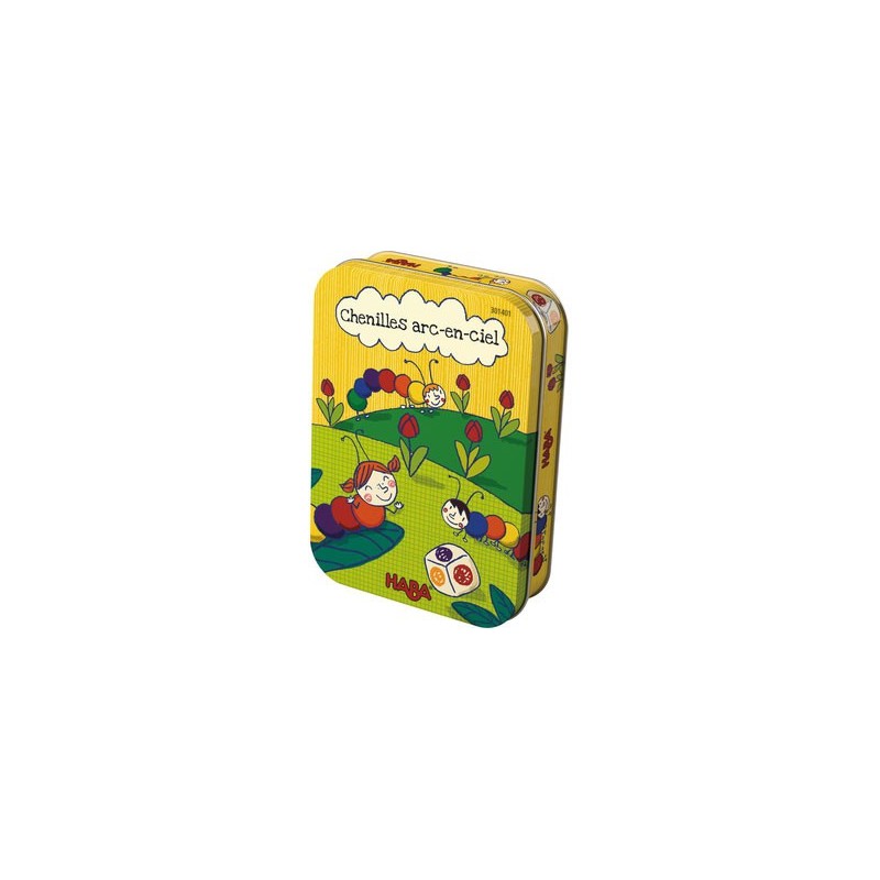 Chenilles arc-en-ciel un jeu Haba Chenilles arc-en-ciel un jeu Haba