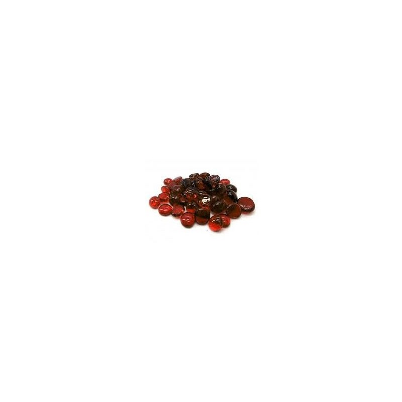 40 billes plates en tube : Crystal Red un jeu Chessex 40 billes plates en tube : Crystal Red un jeu Chessex