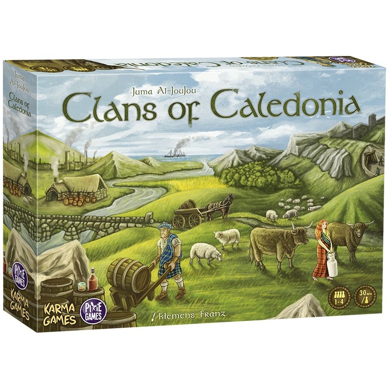 Clans of Caledonia un jeu Pixie Games