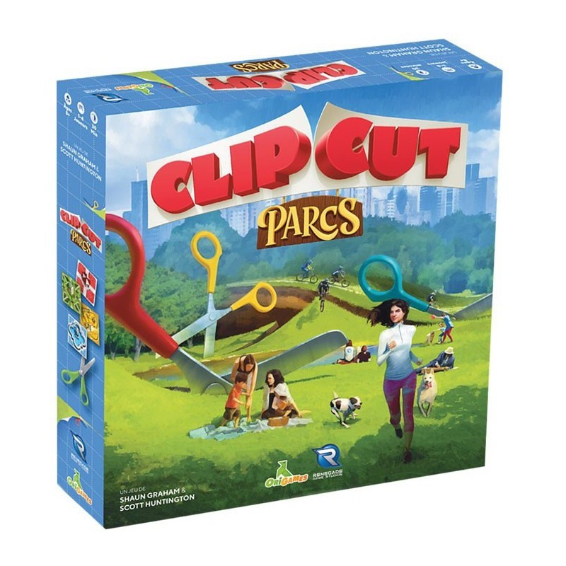 Clip cut parcs un jeu Renegade Game Studio