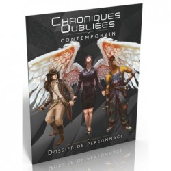 Chroniques Oubliées Contemporain - Dossier de personnage un jeu Black Book