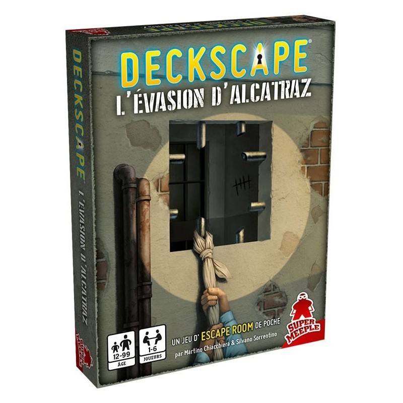 Deckscape - L'evasion d'Alcatraz un jeu Super Meeple