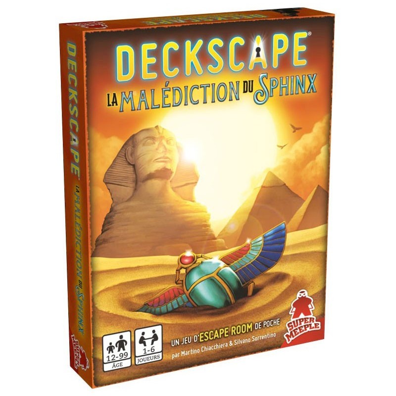 Deckscape - La malédiction du Sphinx un jeu Super Meeple