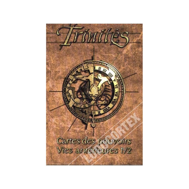 Trinités - Cartes des Pouvoirs des Vies antérieures 1/2 un jeu Les XII singes