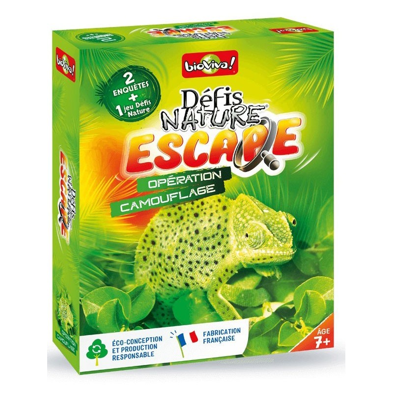 Défis Nature Escape opération camouflage un jeu Bioviva