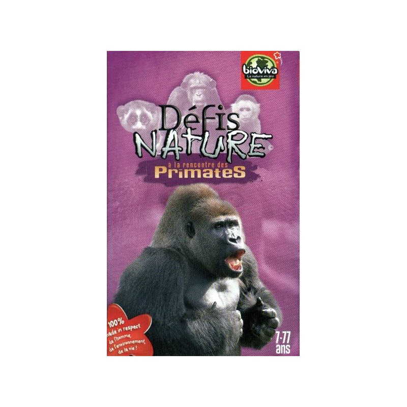Defis Nature - Primates un jeu Bioviva