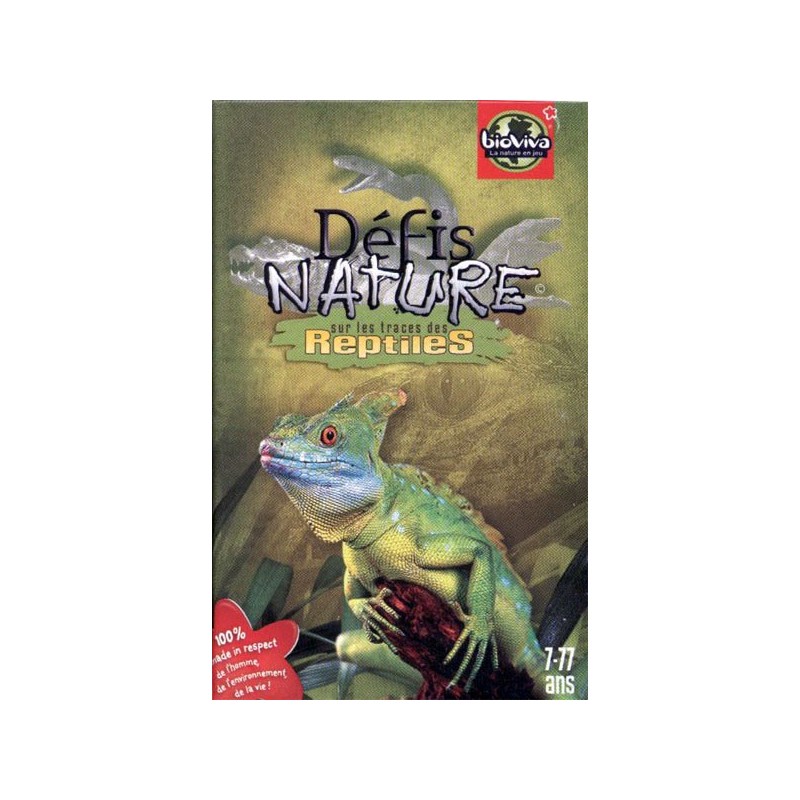 Defis Nature - Reptiles un jeu Bioviva