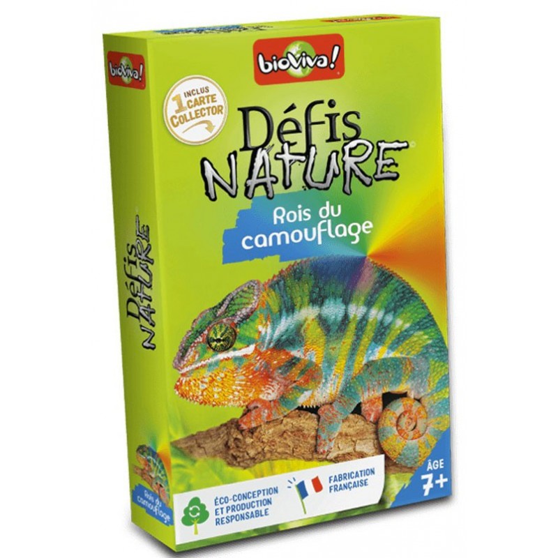 Défis Nature - Rois du camouflage un jeu Bioviva Défis Nature - Rois du camouflage un jeu Bioviva