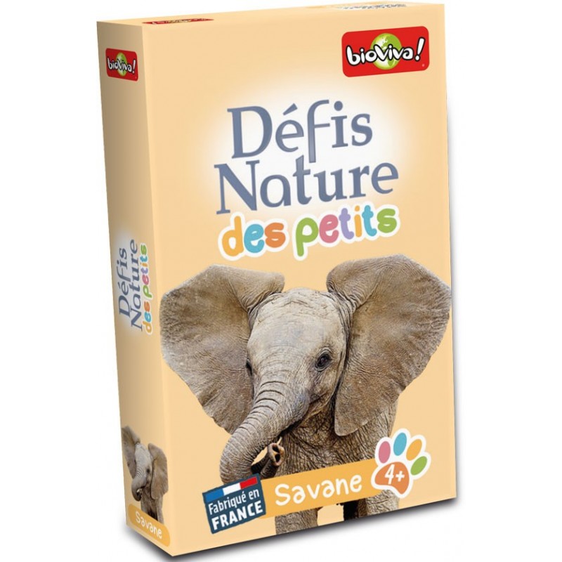 Défis Nature des Petits - Savane un jeu Bioviva