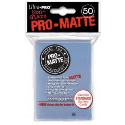 50 Protèges cartes / sleeves Matte un jeu Ultra pro