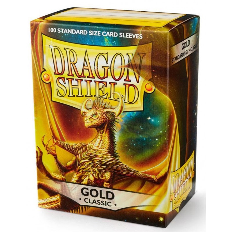 Dragonshield pochettes Gold (100) - 63x88 un jeu Dragonshield