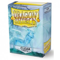 Dragonshield pochettes Clear Matte (100) - 63x88 un jeu Dragonshield