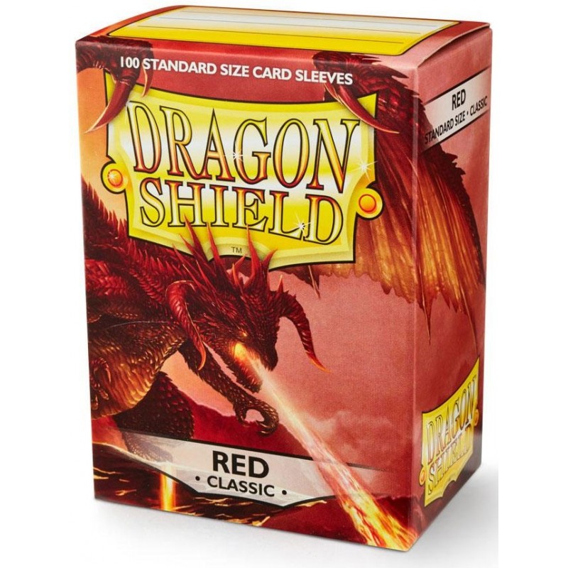 Dragonshield pochettes rouges (100) - 63x88 un jeu Dragonshield