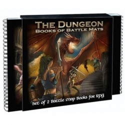 Dungeon book - Pack de 2 livres un jeu LokeBattleMats