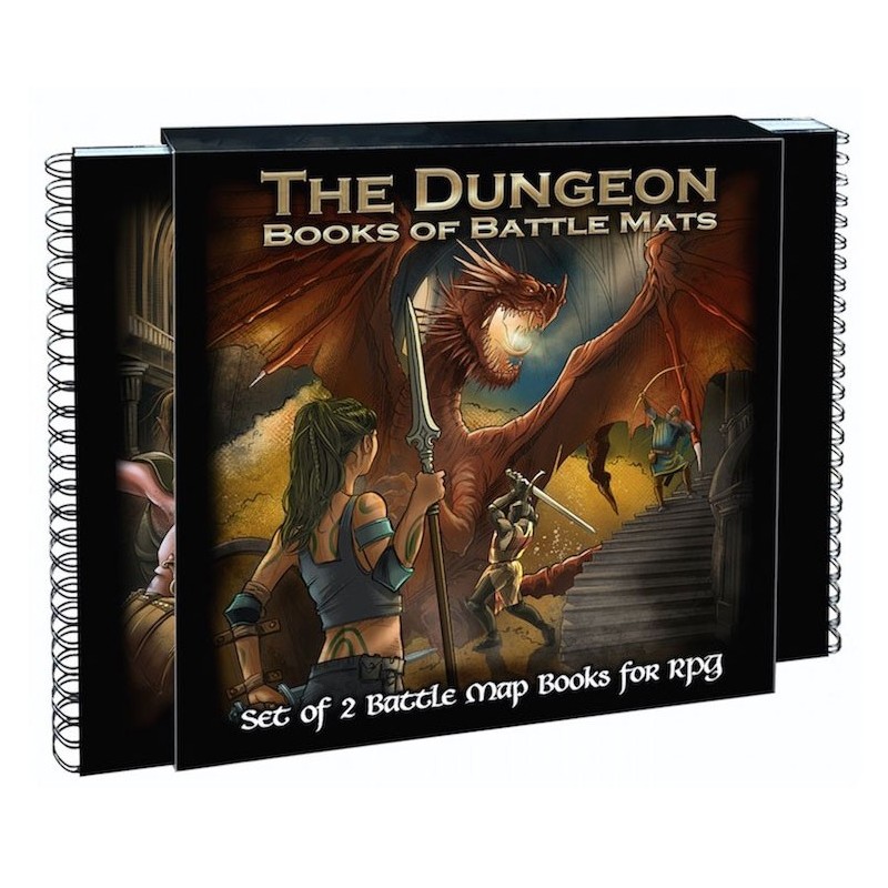 Dungeon book - Pack de 2 livres un jeu LokeBattleMats