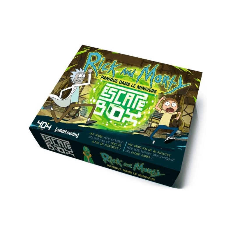 EscapeBox Rick and Morty un jeu 404 éditions
