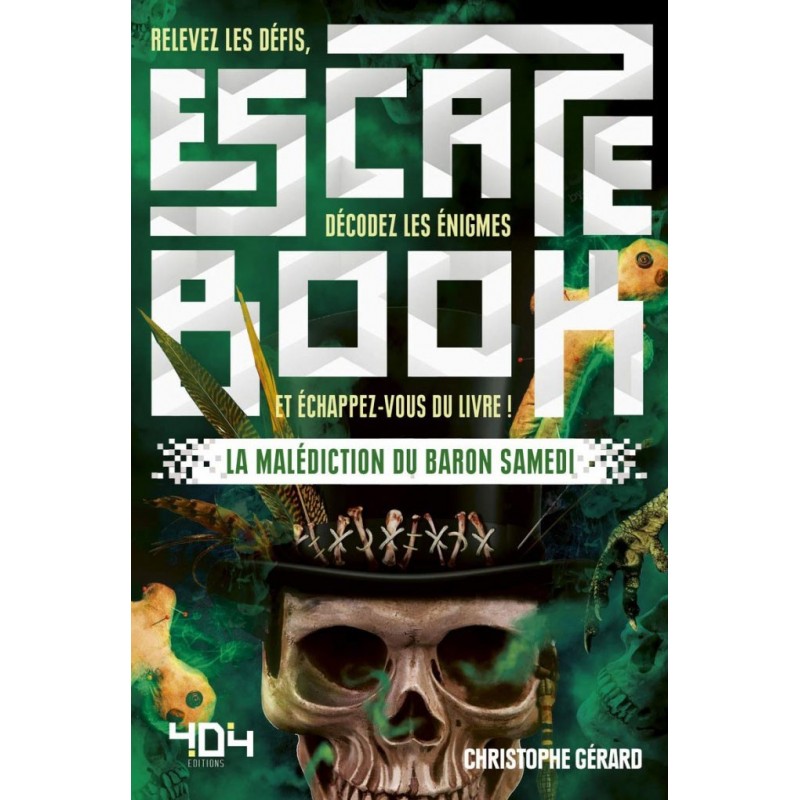 Escape book - La malédiction du baron samedi un jeu 404 éditions