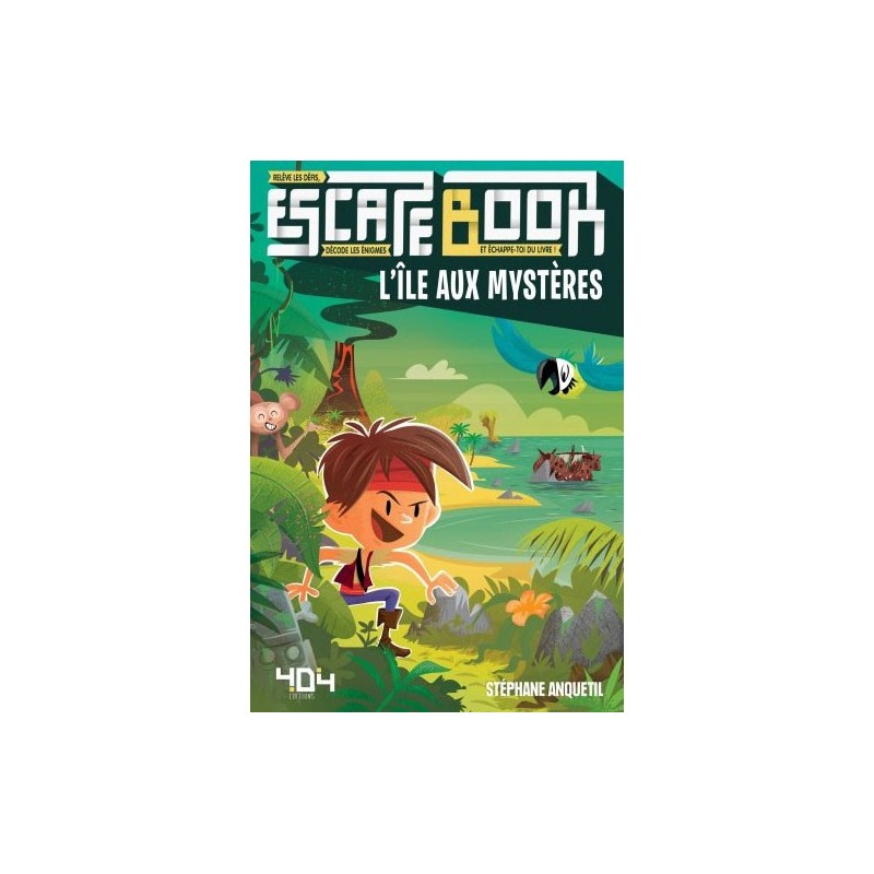 Escape Book Junior - L'île aux mystères un jeu 404 éditions