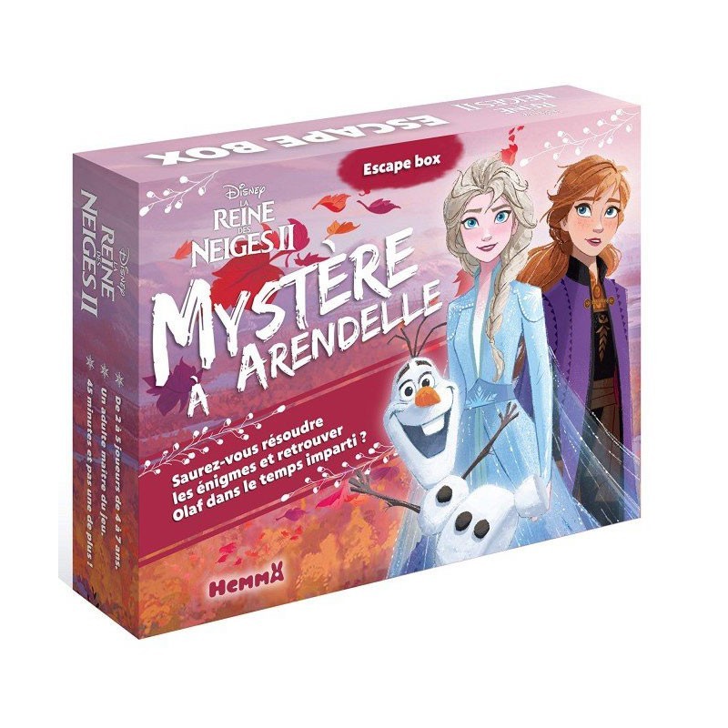 Escape box - Mystère à Arendelle un jeu 404 éditions Escape box - Mystère à Arendelle un jeu 404 éditions