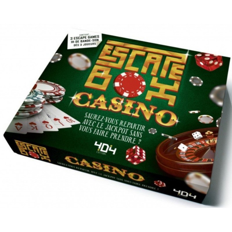 Escape Box Casino un jeu 404 éditions