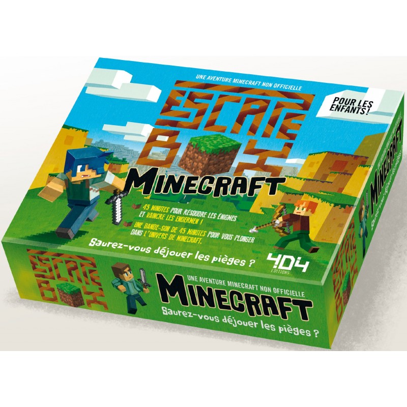 Escape Box - Minecraft un jeu 404 éditions