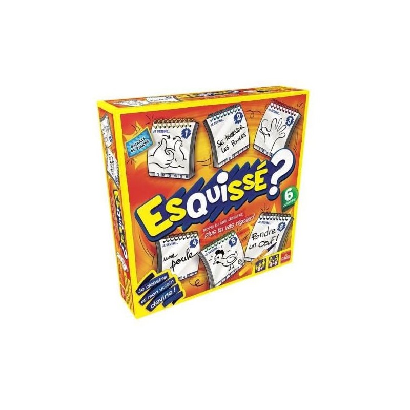 Esquissé 6 joueurs un jeu Goliath