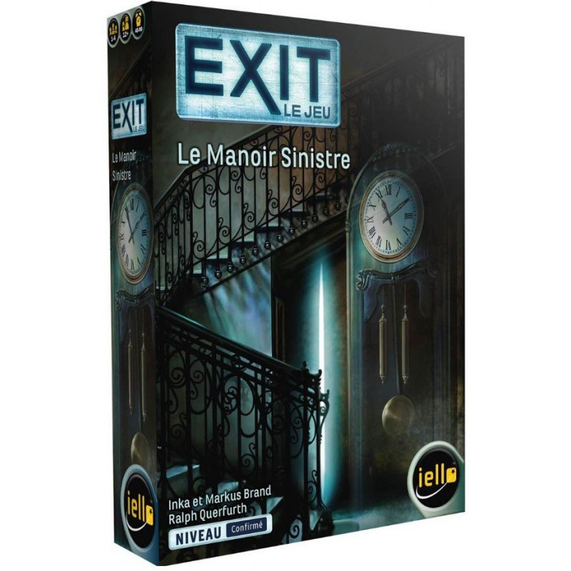 Exit - Le manoir sinistre un jeu Iello Exit - Le manoir sinistre un jeu Iello
