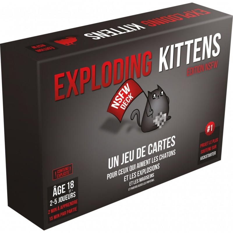 Exploding kittens NSFW edition un jeu