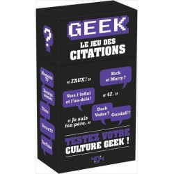 Geek - Le jeu des citations 2eme edition un jeu MAD