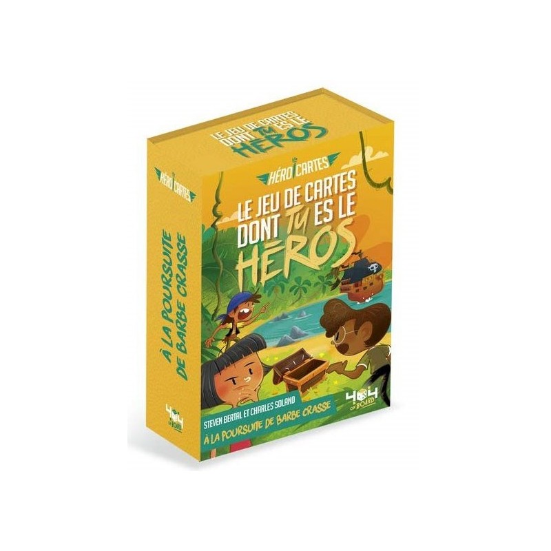 Hero cartes - À la poursuite de barbe crasse un jeu 404 éditions