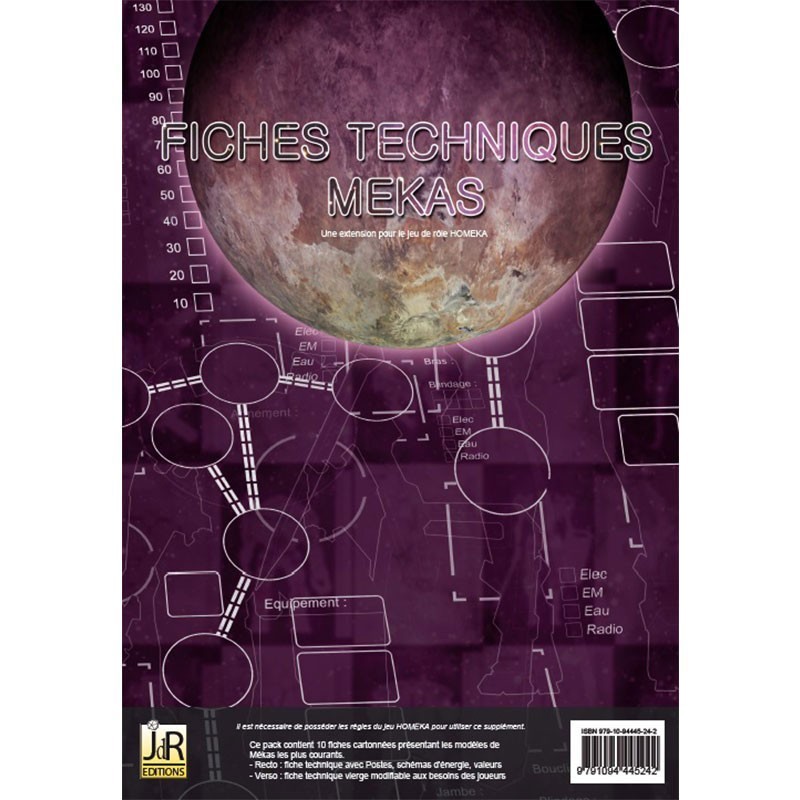 Homeka - Fiches techniques un jeu JdREditions