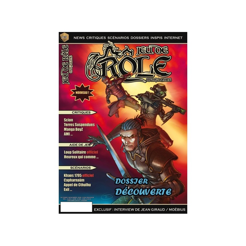 Jeu de role magazine n∞3 un jeu Autre