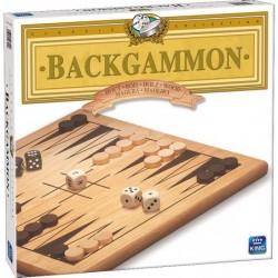 Jeu de backgammon en bois un jeu King