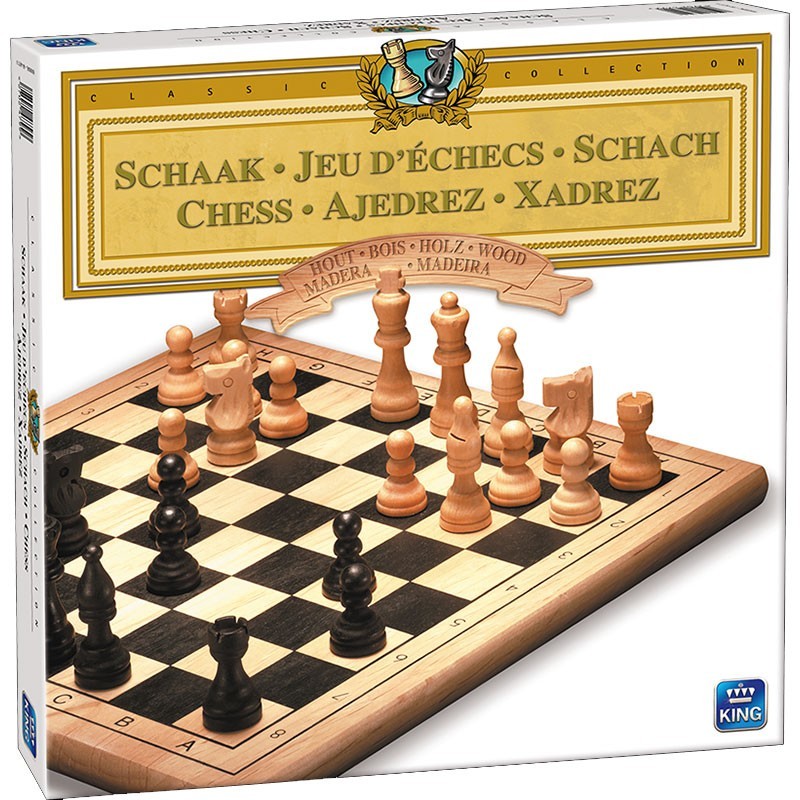 Jeu d'echecs en bois un jeu King Jeu d'echecs en bois un jeu King