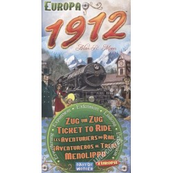 Les aventuriers du rail : extension Europe 1912 un jeu Days of wonder