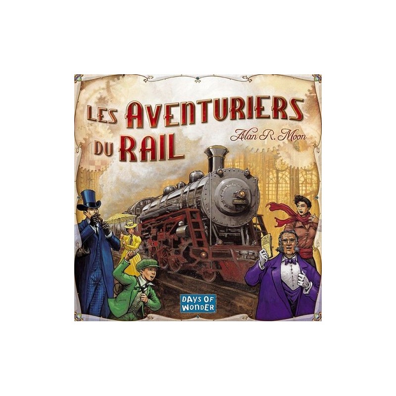 Les aventuriers du rail USA, un jeu édité par Days of wonder Les aventuriers du rail USA, un jeu édité par Days of wonder