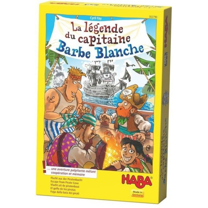 La légende du Capitaine Barbe Blanche un jeu Haba