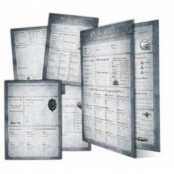 Feuilles de personnage un jeu Agate RPG