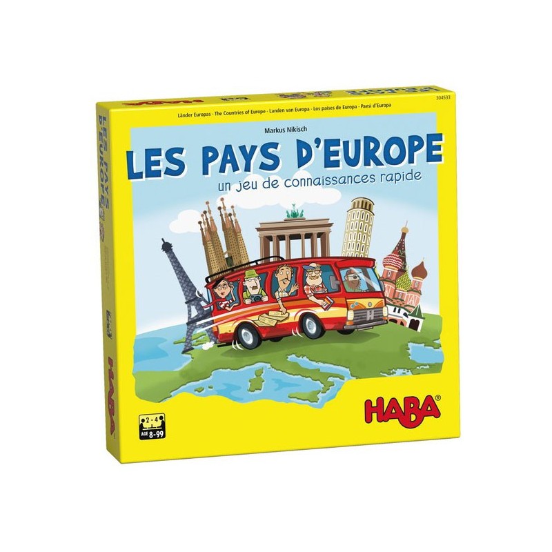 Les pays d'Europe un jeu Haba