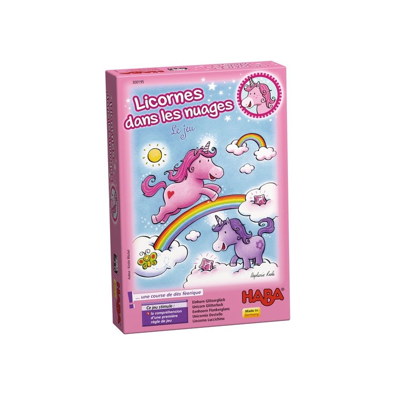 Licornes dans les nuages un jeu Haba Licornes dans les nuages un jeu Haba