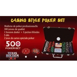 Mallette Poker 500 jetons 14