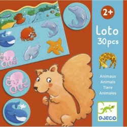 Loto 30 pièces - Animaux un jeu Djeco