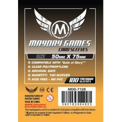Sleeves MDG 50x75 un jeu Mayday Games