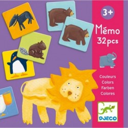 Mémo 32 pièces - Couleurs un jeu Djeco